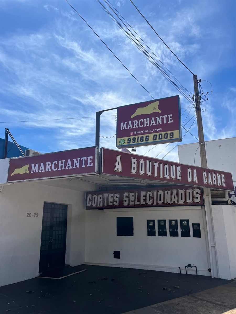 Fachada da loja Marchante Boutique de Carnes